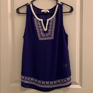 Navy tank top